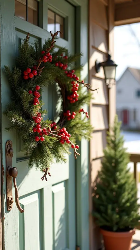 budget friendly festive wreath