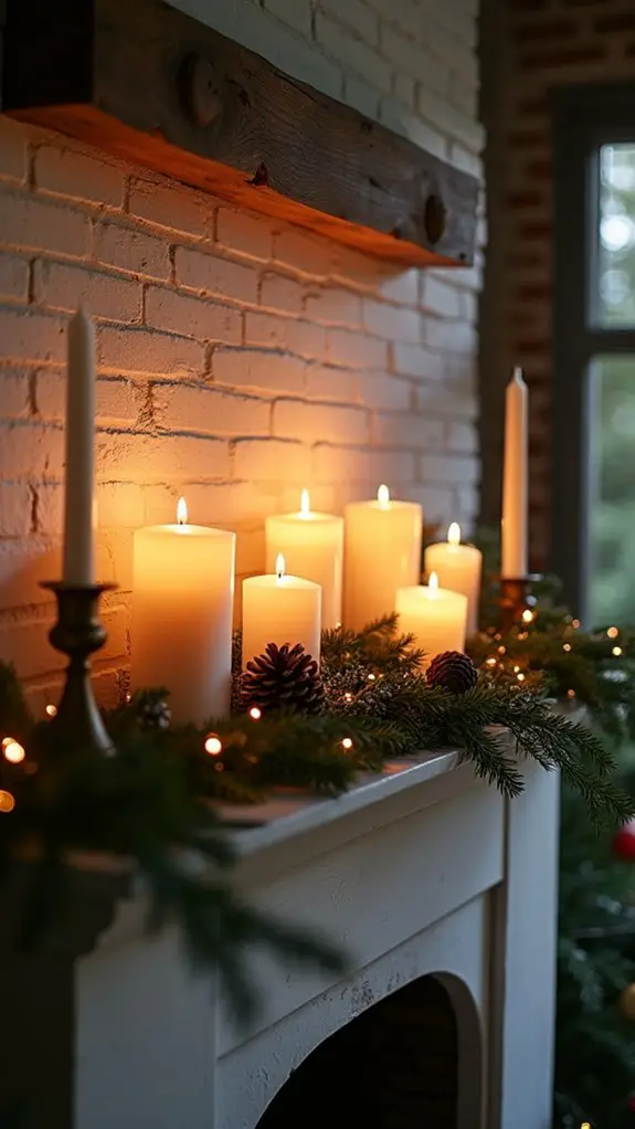 candlelight creates cozy serenity