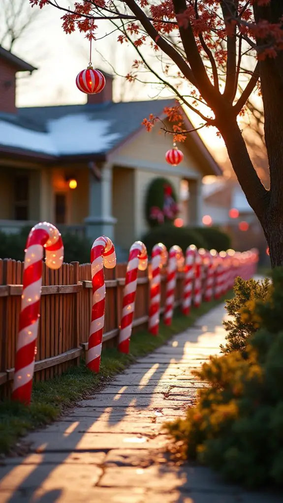candy cane lane decorations