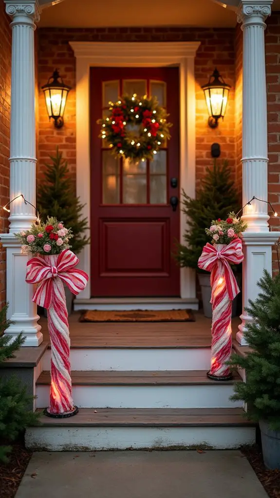 candy cane light decorations