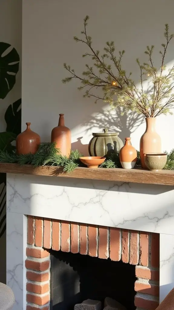 ceramic pottery holiday decor
