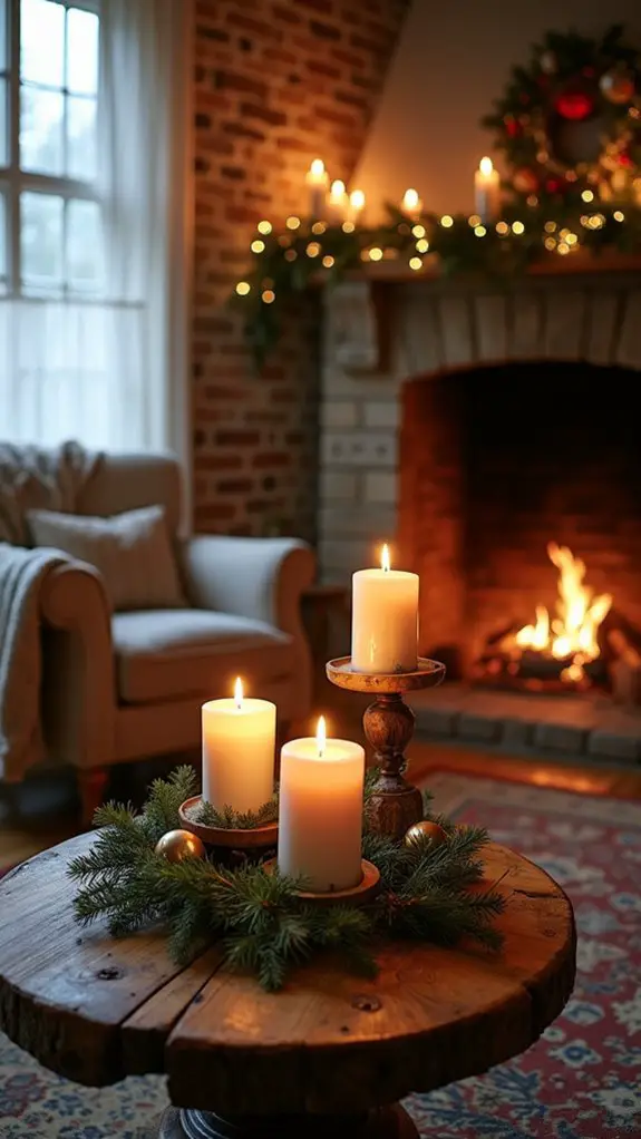 charming candle holders glow