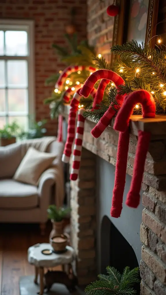 charming felt candy canes