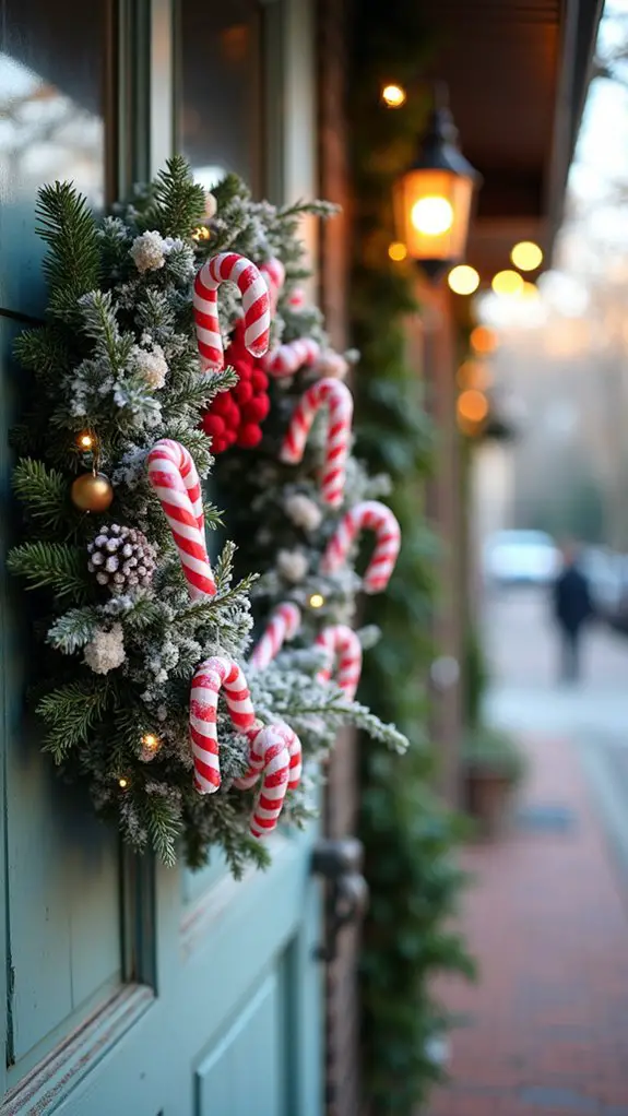 charming festive candy cane