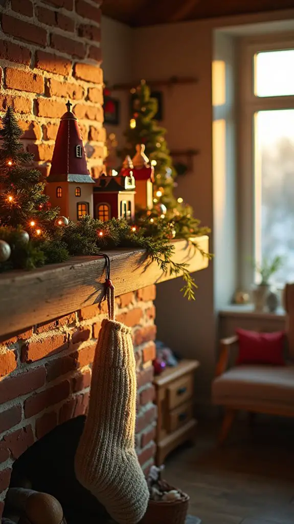 charming festive miniature village