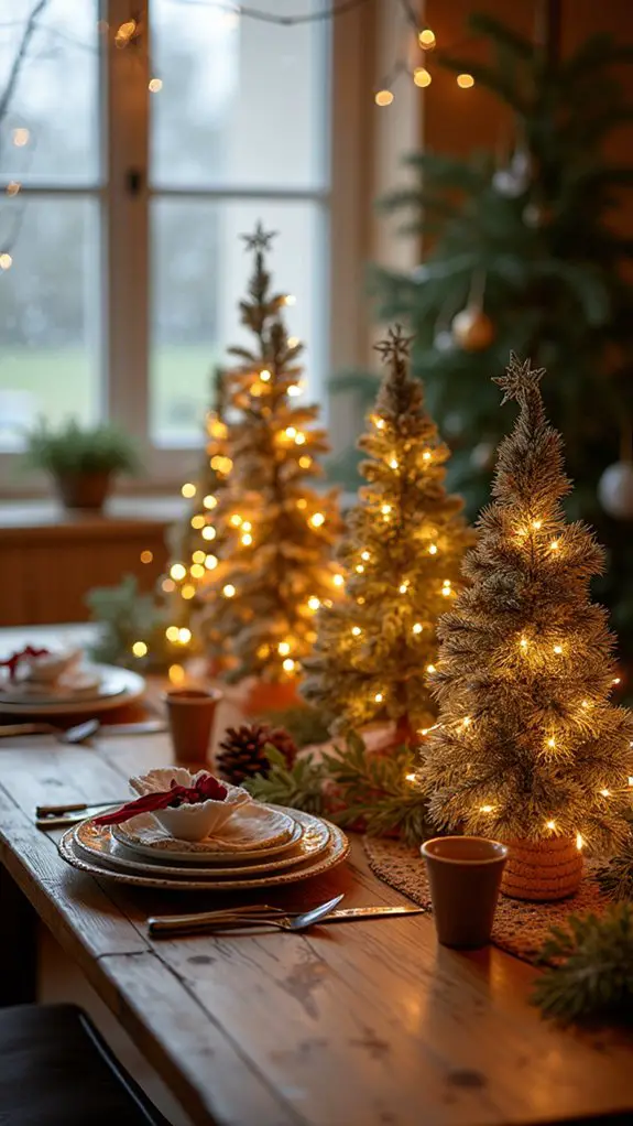 charming festive table decor
