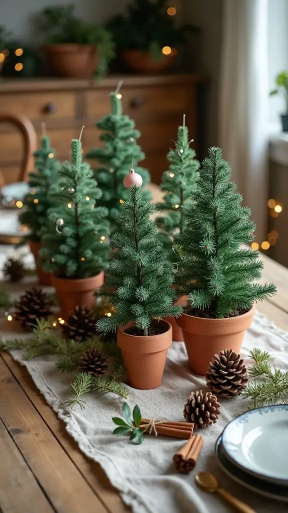 charming festive table decor