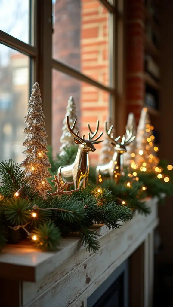 charming holiday glass figurines