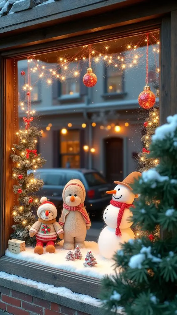charming holiday window displays