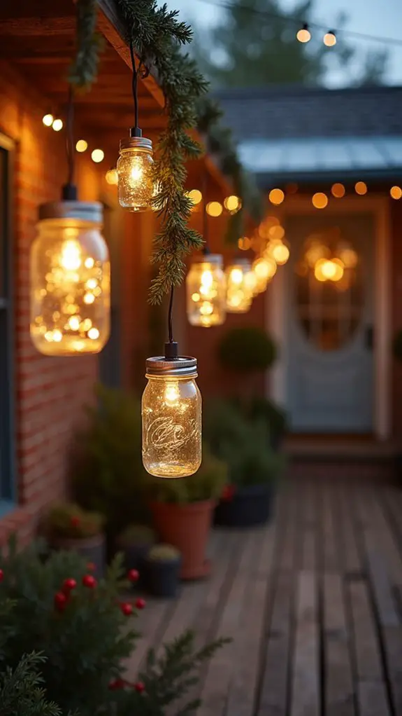 charming mason jar lanterns