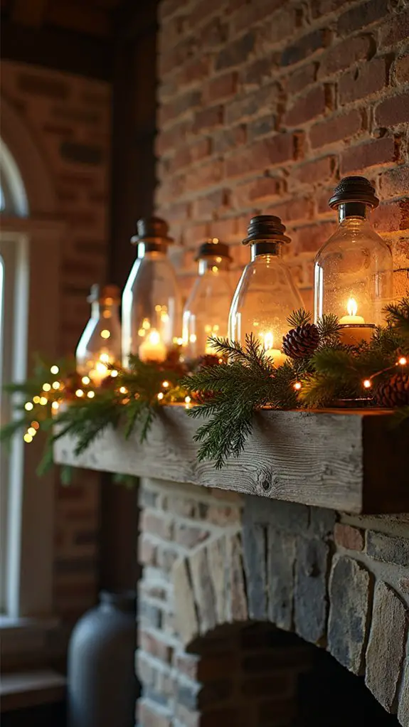 charming rustic lantern decor