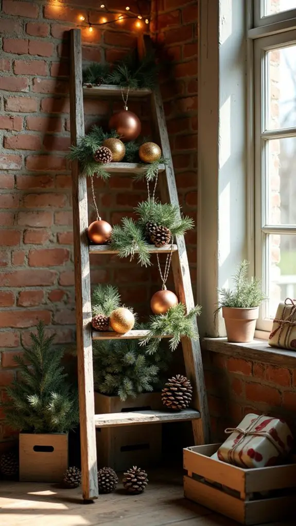 charming vintage ladder tree