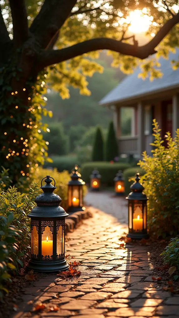 charming vintage lantern displays