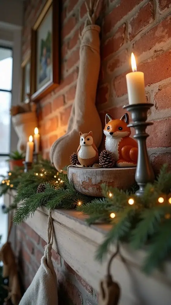 charming woodland creature accents