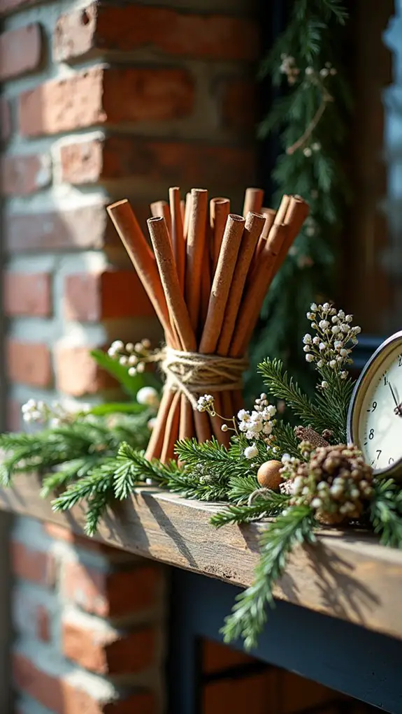 cinnamon stick holiday decor