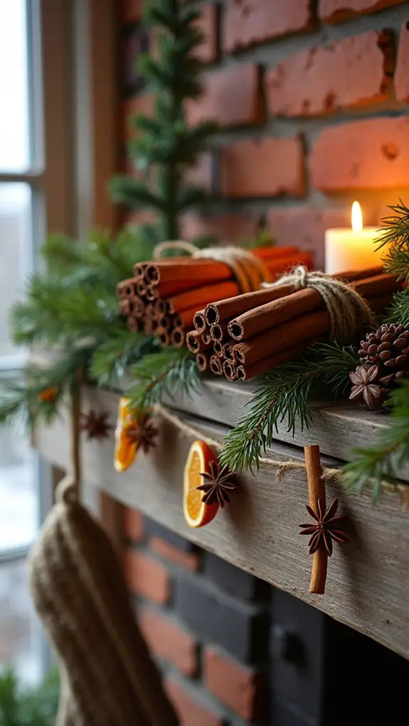 cinnamon sticks enhance decor