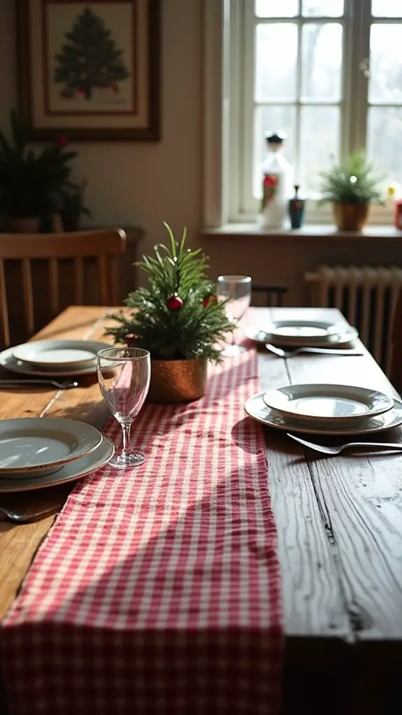 classic festive table linens