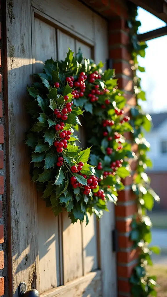 classic festive wreath creation