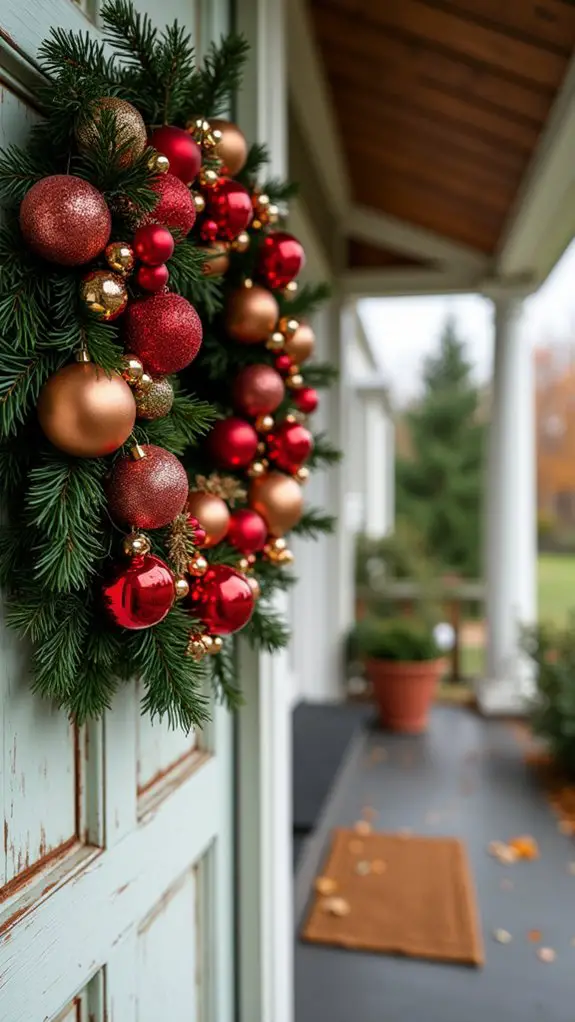 classic ornament wreath creation