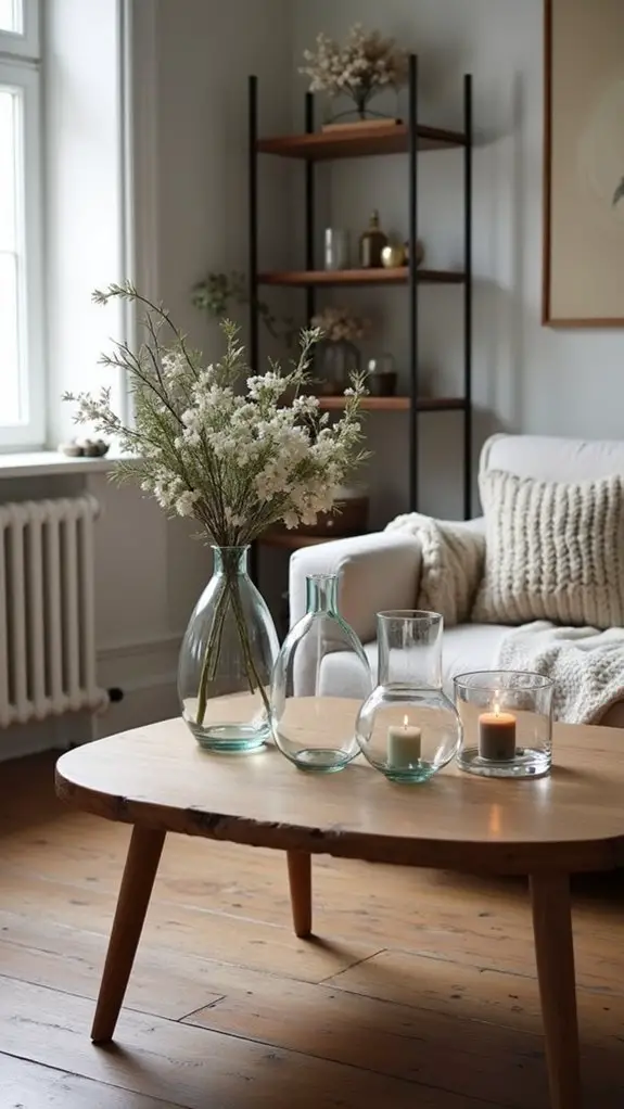 clear glass minimalist decor