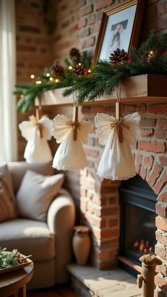 clothespin angels christmas craft