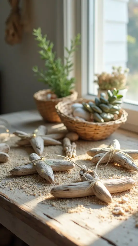 coastal driftwood tree decorations