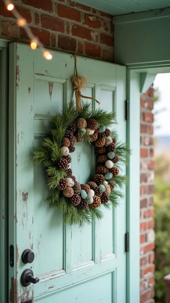 coastal inspired winter decor