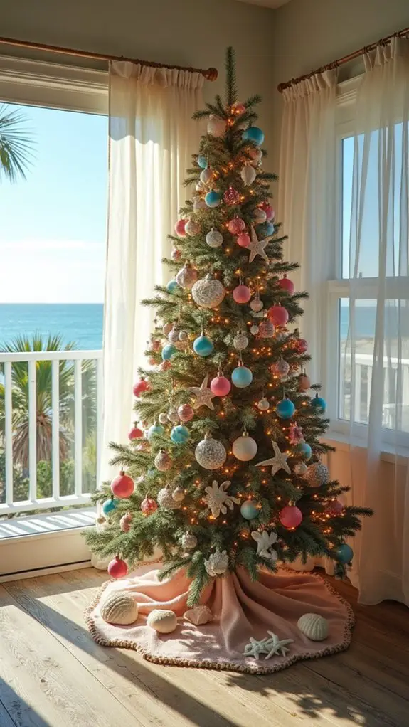coastal themed holiday decor