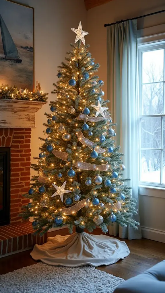 coastal winter wonderland theme