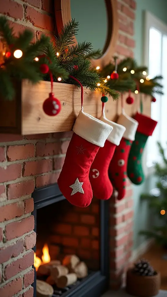 colorful diy mantle decorations