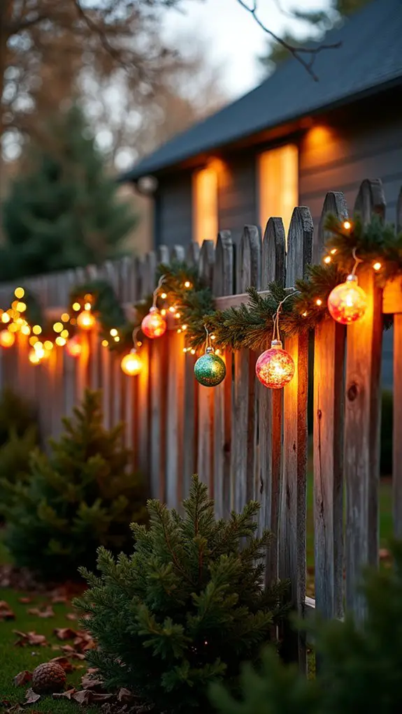 colorful festive light ornaments