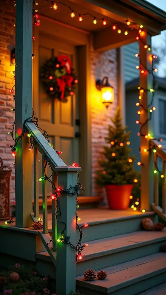 colorful grinch string lights