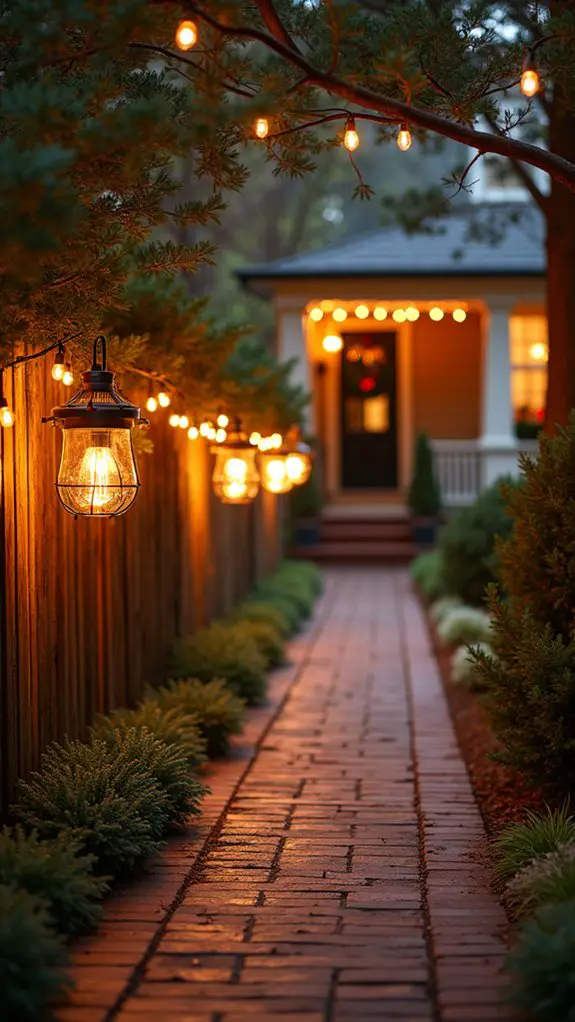 colorful lanterns and lights