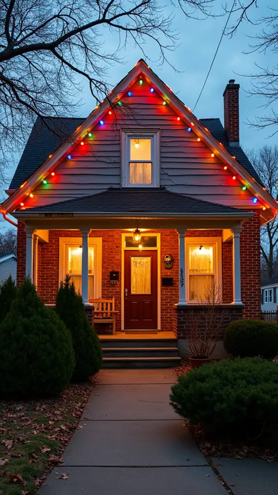 colorful led festive lighting