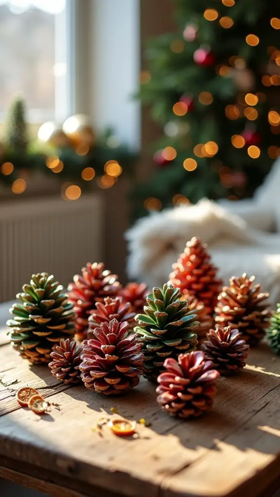 colorful nature inspired ornaments