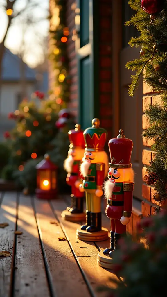 colorful nutcracker holiday lights