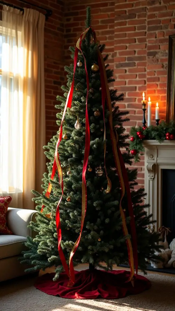 colorful ribbons enhance elegance