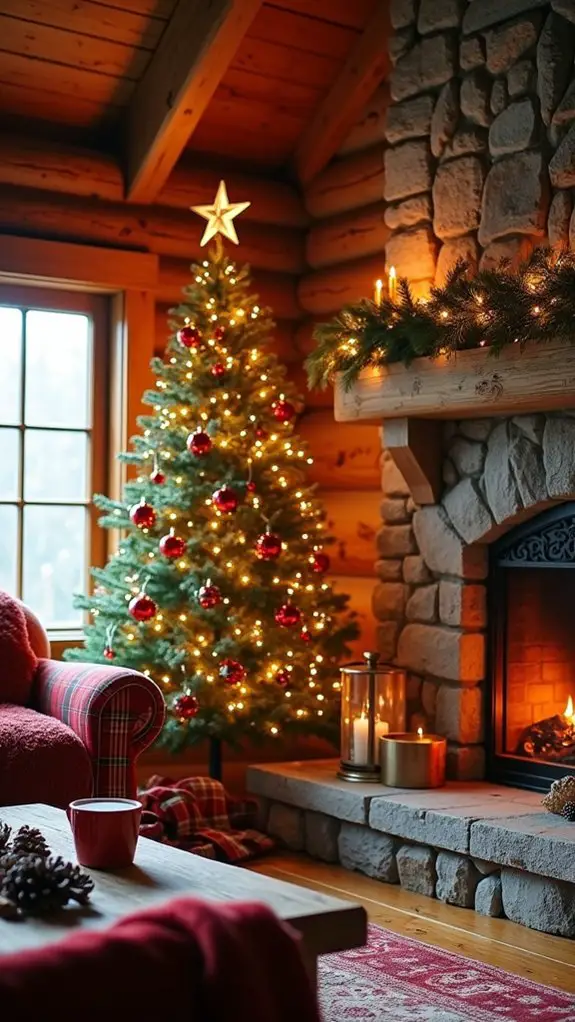 cozy cabin holiday warmth