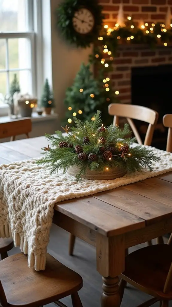 cozy festive blanket throws