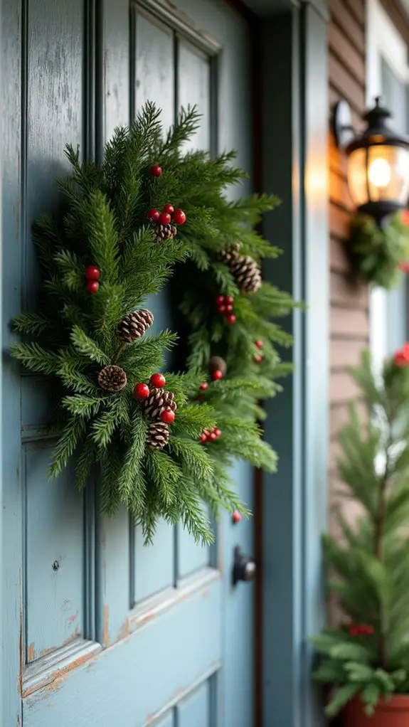 cozy festive forest wreath