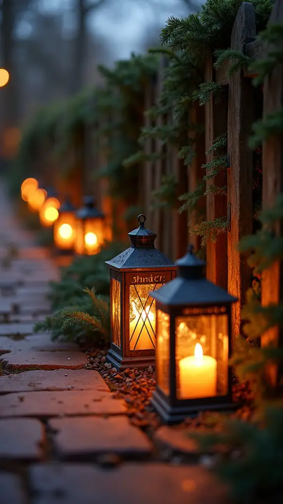 cozy festive lantern ambiance