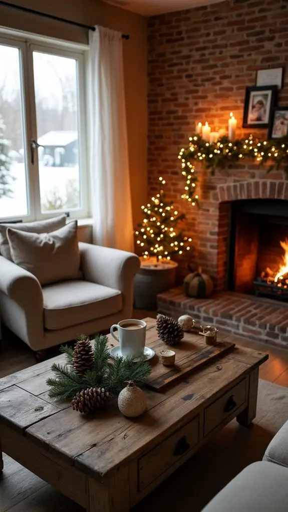 cozy glow with fairy lights