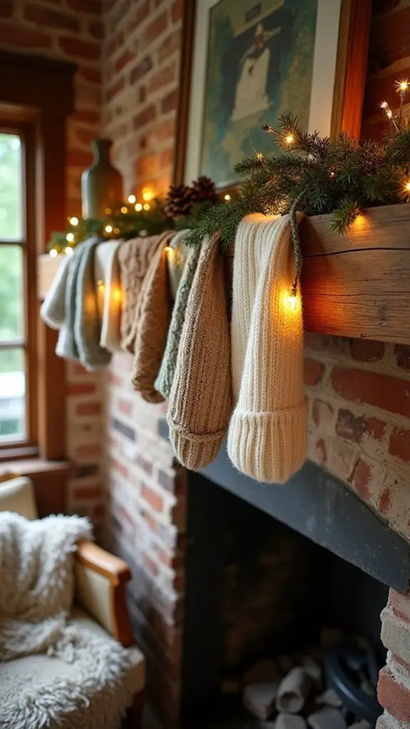 cozy handmade sweater garland