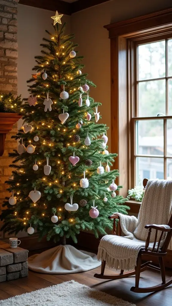 cozy handmade wool ornaments