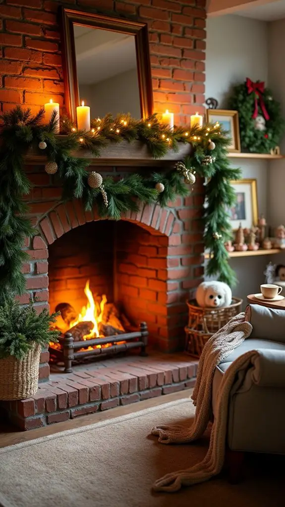 cozy holiday fireplace gatherings