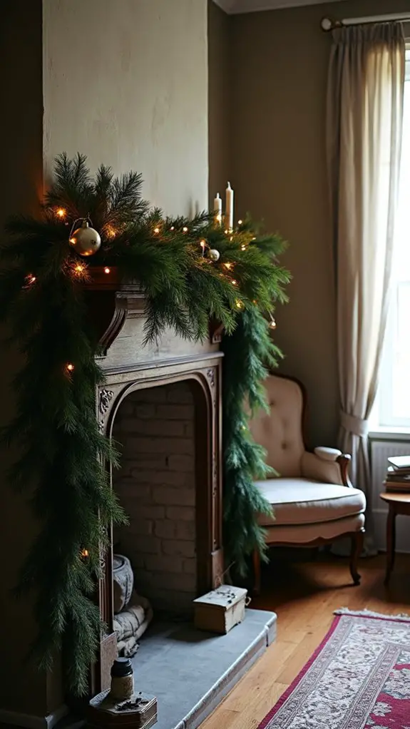 cozy holiday garland decorations