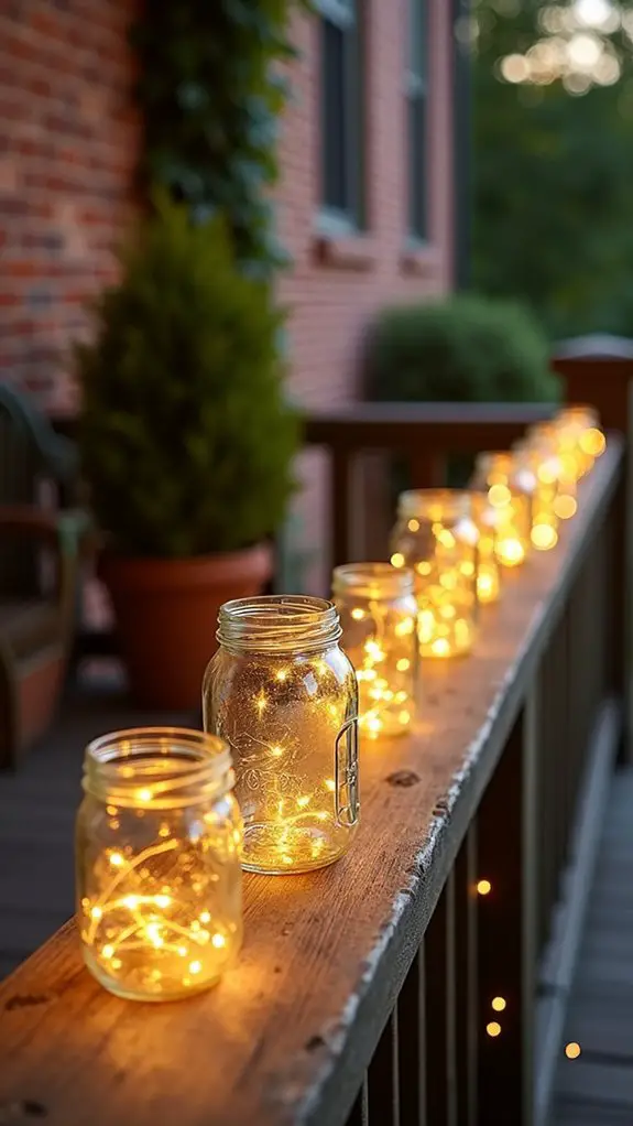 cozy holiday jar decorations
