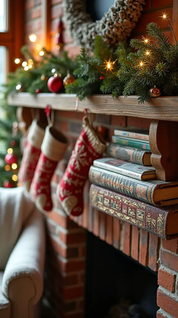 cozy holiday reading nook