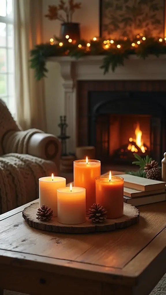cozy holiday scented warmth