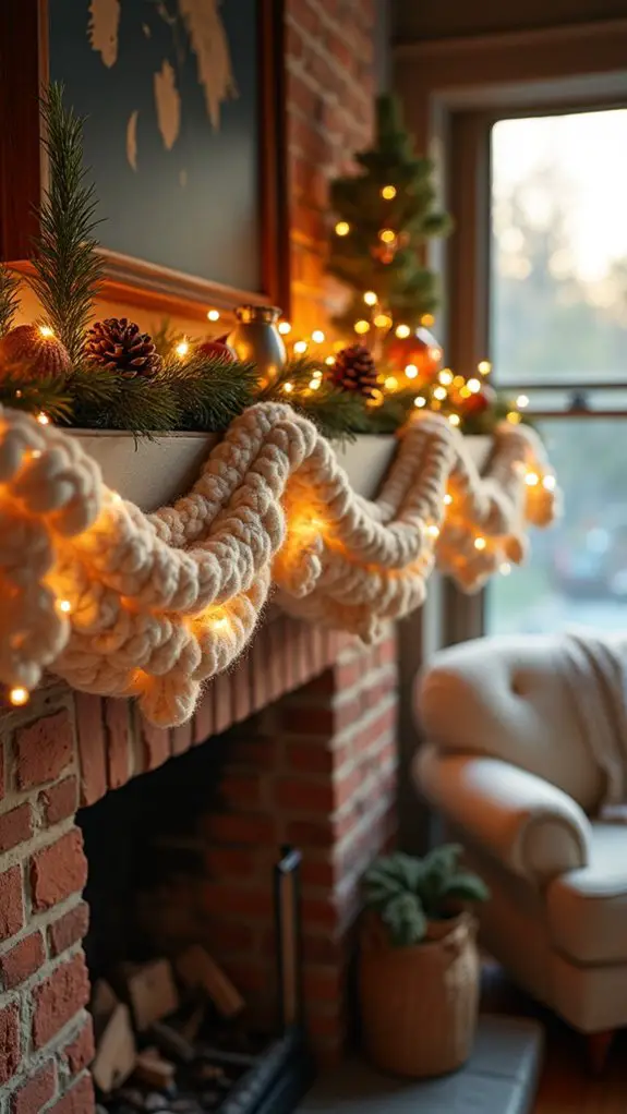 cozy knit holiday ambiance